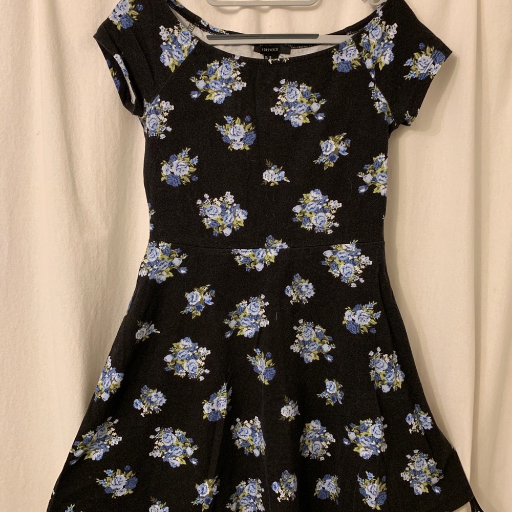 Black Floral Dress